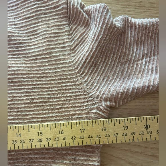 Madewell Summer Ryder Blush Stripe Open Cardigan Sweater XS - Picture 5 of 6